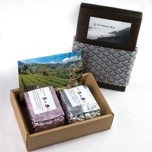 The TeaMasters gift box of Alishan Oolongs 