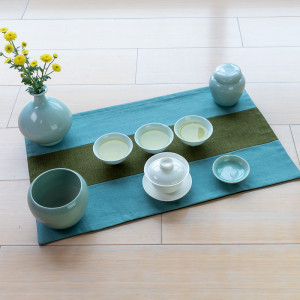 Turquoise et vert