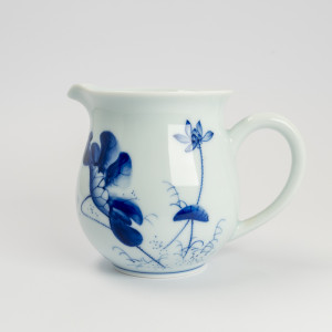 Qinghua lotus pitcher