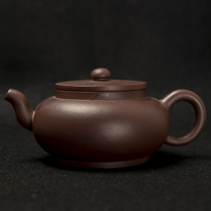 Yixing zisha flat lid Teapot