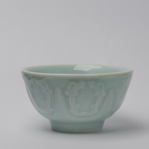 Celadon cup with dragons