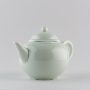 Light celadon mini teapot