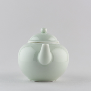 Light celadon mini teapot