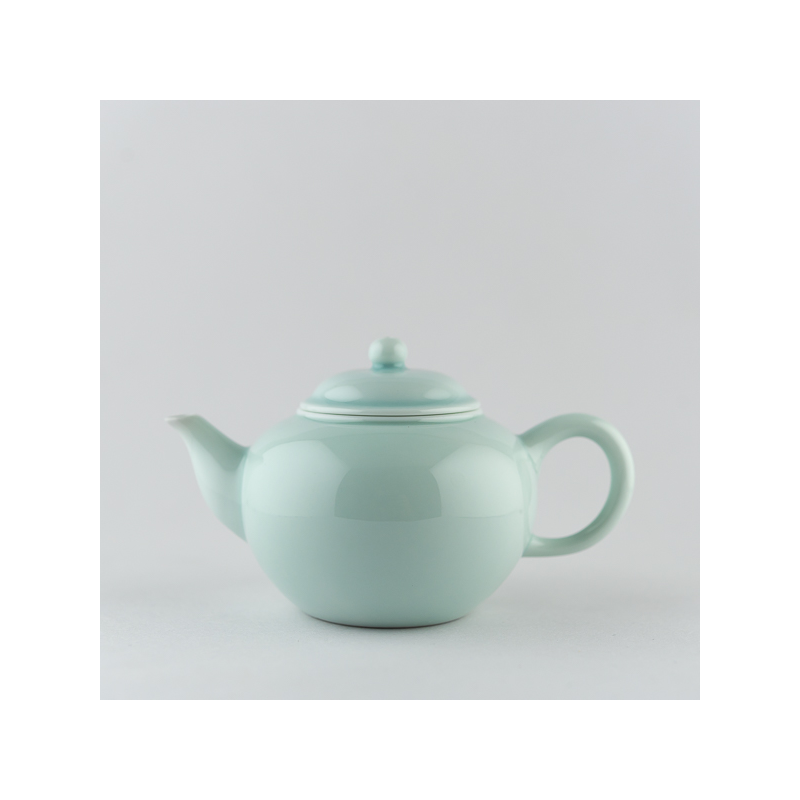 Light celadon tea pot