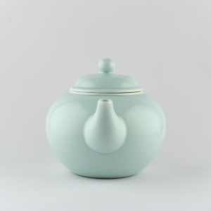 Light celadon tea pot