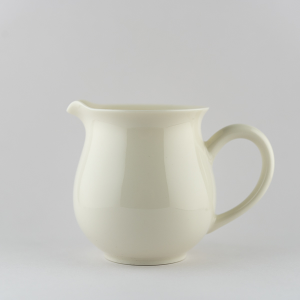 Ivory white pitcher