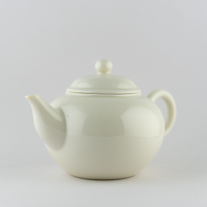 Théière en porcelaine blanche ivoire