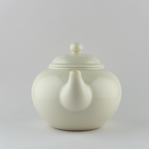 Théière en porcelaine blanche ivoire