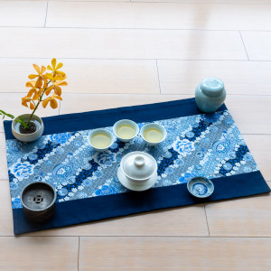 Variations de bleu et de blanc